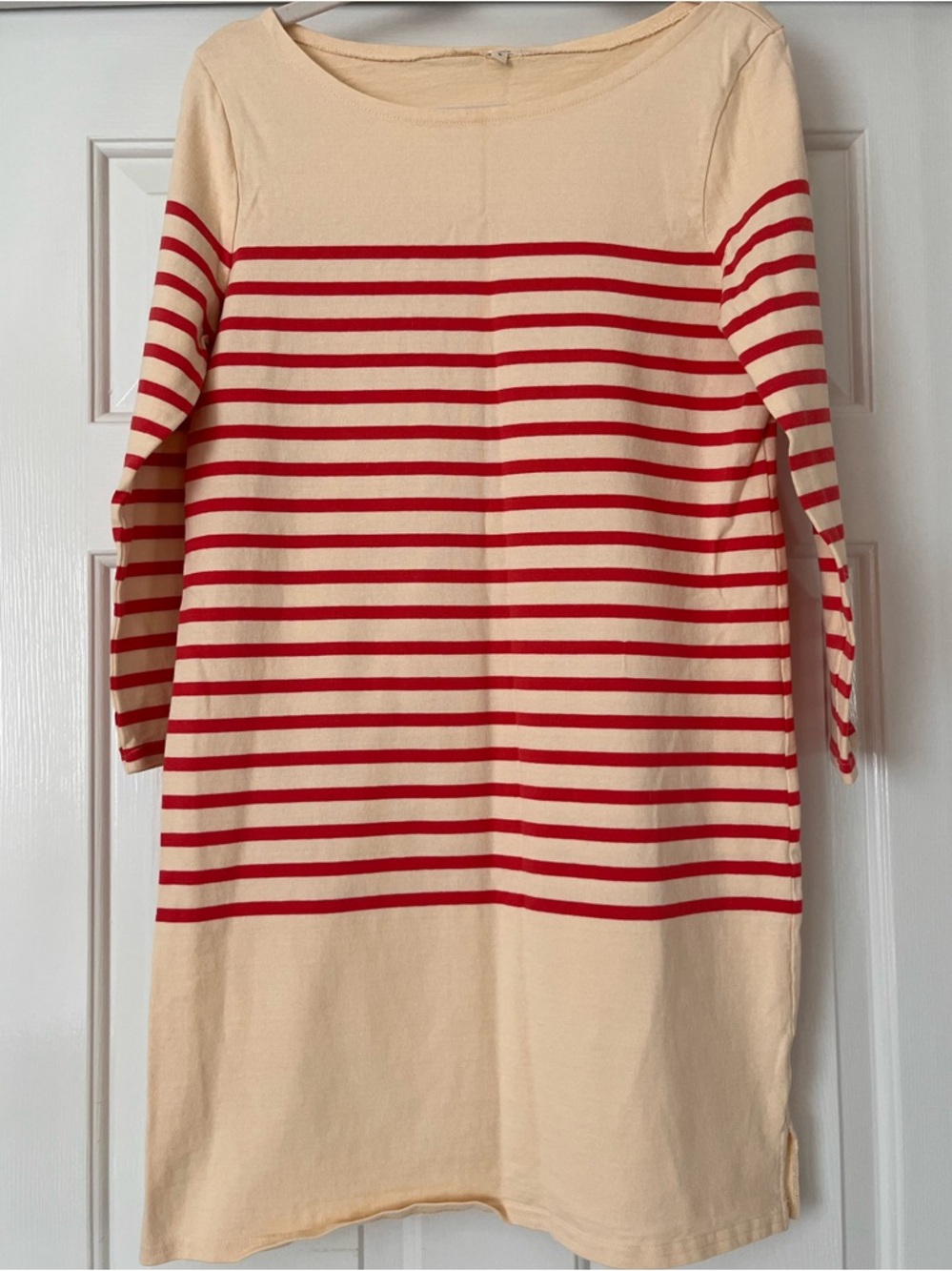 JCrew Striped Cotton Mini Dress, size S